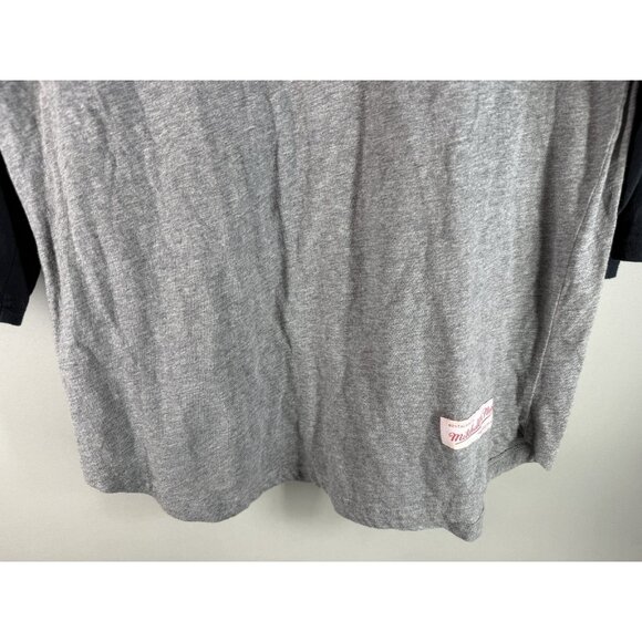 SF Giants Mitchell and Ness Button Baseball T-Shirt, Size M, Gray/Black/Logo - Picture 4 of 11